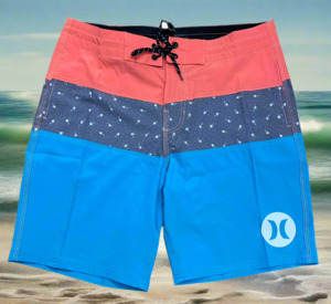 Apparel: Hurley Phantom Coral Blue board short