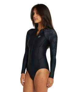 O'Neill Women's Bahia Lycra FZ Long Sleeve Surfsuit