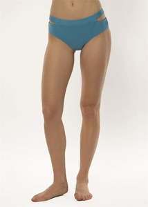 Sisstrevolution Solid Coral Bay High Waist Bottom Swim Bottom