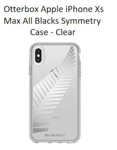 Otterbox Apple iPhone XS Max 6.5" All Blacks Symmetry Rugged Case - Clear 77-62279
