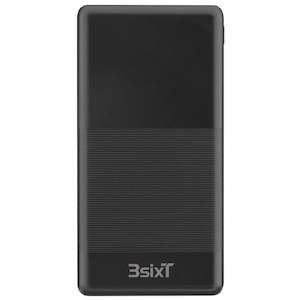 Powerbanks: 3sixT JetPak Basix 2.0 10000mAh Power Bank PowerBank - Black