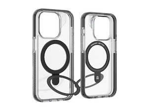 Zagg 1: ZAGG Santa Cruz Snap w/ Ringstand - Case iPhone 15 Pro - Black