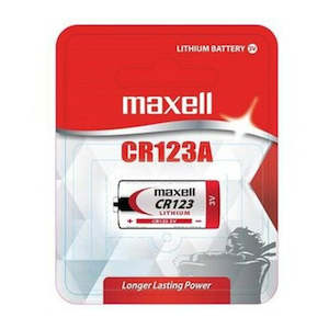 maxell lithium battery cr123a 1 pack