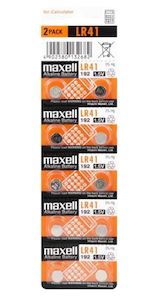 Maxell: Maxell Alkaline Battery LR41 10 PACK 1.5V Battery MXLR41