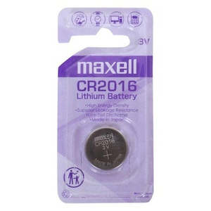 Maxell: MAXELL LITHIUM BATT CR2016 3V SINGLE BLISTER PACK
