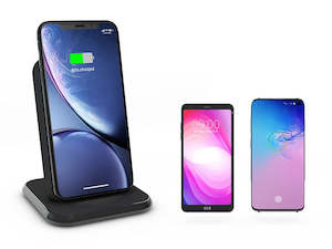 Zens Aluminum Charging Stand 10W - Black ZESC13B/06 7438222398347