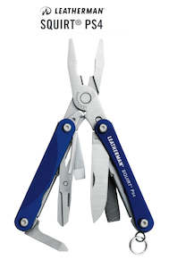 Leatherman Squirt PS4 Keychain Multi-tool - Blue
