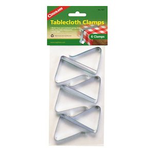 Coghlans Tablecloth Steel Clamps - 6 Pack COG527