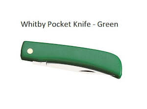 Whitby Pocket Knife 3.25" - Green PK86/G