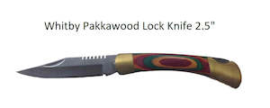 Whitby Pakkawood Lock Knife 2.5" LK710/40