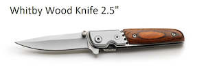 Whitby: Whitby Wood Pocket Knife 2.5" LK369