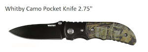 Whitby Camo Pocket Knife 2.75" LK128