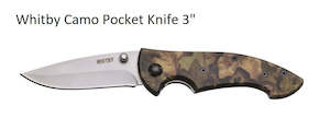 Whitby: Whitby Camo Pocket Knife 3" LK124