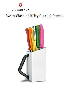 Victorinox Swiss Classic Utility Block 6 Pieces 6.7127.6L14