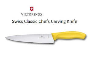 Victorinox Swiss Classic Chefs Carving Knife - Yellow 6.8006.19Y