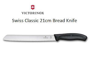 Victorinox: Victorinox Swiss Classic 21cm Bread Knife - Black 6.8633.21