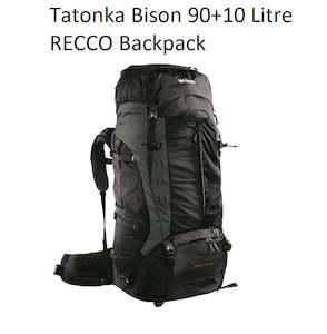 Tatonka Bison 90+10 Litre RECCO Backpack - Black 1357.040