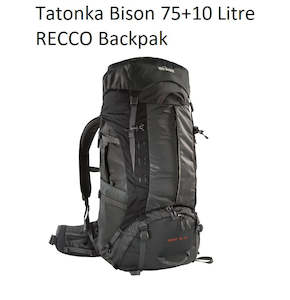 Tatonka: Tatonka Bison 75+10 Litre RECCO Backpack - Titan Grey 1356.331