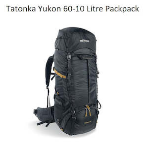 Tatonka Yukon 60+10 Litre Backpack - Black 1353.040