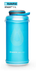 HydraPak Stash Water Bottle 1L - Blue HPG121HP