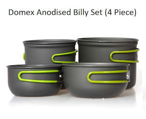 Domex: Domex Anodised Billy Set (4 piece) DOMC015