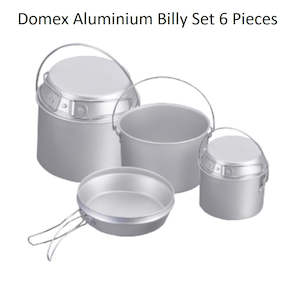 Domex: Domex Aluminium Billy Set (6 piece) DOMC020