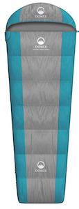Domex: Domex Silver Fern Zero Sleeping Bag Standard (Right) - Blue / Grey SILV0S-R