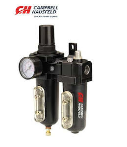 CAMPBELL HAUSFELD AIR FILTER REGULATOR LUBRICATOR 1/2" BLACK FCT386