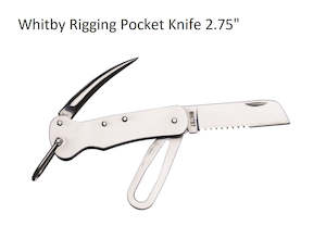Whitby: WHITBY Rigging Pocket Knife 2.75" - Stainless Steel PK24