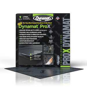 Dynamat Pro X (457Mm X 457Mm X 5Mm) - 4 Sheet Pack (0.84 Sq Metre Coverage)