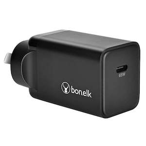 Bonelk 65W PD GaN USB-C Wall Charger - Black