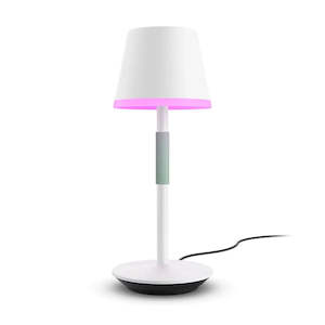 Philips Hue Colour / White Belle Portable Table Lamp Light - White