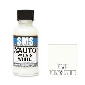 Outdoors: Air Brush Paint 30Ml Palais White Acrylic Lacquer Scale Modellers Supply
