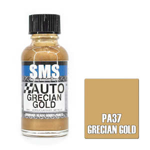 Air Brush Paint 30Ml Grecian Gold Acrylic Lacquer Scale Modellers Supply