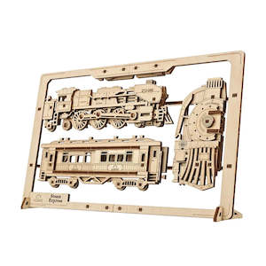 Ugears Steam Express 2.5D Puzzle
