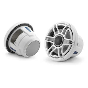 Jl Audio M6-880X-S-Gwgw 8.8" Marine Coaxial Speakers Gloss White Sport Grille