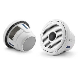 Jl Audio M6-880X-C-Gwgw 8.8" Marine Coaxial Speakers Gloss White Black Mesh