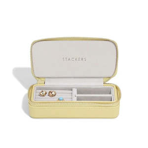 Stackers Travel Jewellery Box Medium Yellow