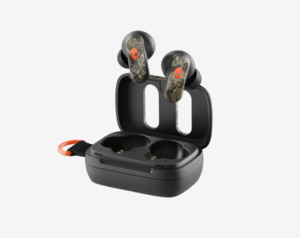 Skullcandy Dime 3 True Wireless Earbuds Earphones - Realtree APX Black / Orange