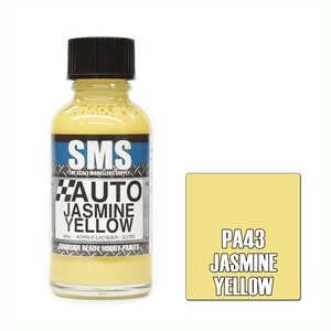 Outdoors: Air Brush Paint 30Ml Jasmin Yellow Acrylic Lacquer Scale Modellers Supply