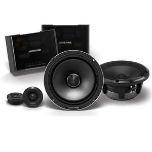 Alpine Status Series 6.5" Component Speaker 100W Rms 2-Way Slim-Fit