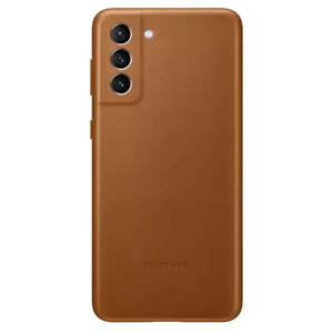 Samsung Galaxy S21+ 6.7" Genuine Leather Cover Case - Brown EF-VG996LAEGWW 8806090962127