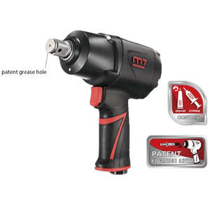 M7 Mighty Seven Air Impact Wrench 3/4" Drive Twin Hammer Quiet 1400Ft