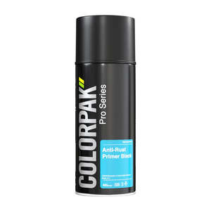 Colorpak: Colorpak Pro Series Aerosol Anti Rust Primer Black 400Ml