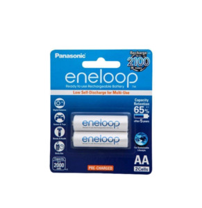 Panasonic: Panasonic Eneloop Rechargeable AA 2pk