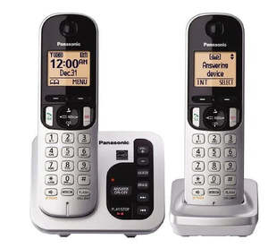 Panasonic KX-TGC222NZS Cordless Phone Twin Pack