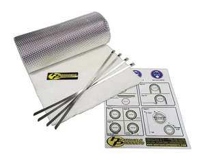 Heatshield Armour Hot Pipe Kit 1/2" 300MM X 900MM + Ties 176001