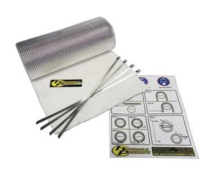 Heatshield Armour Hot Exhaust Pipe Kit 1/2" x 1FT x 5FT+ Ties 176005