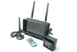 Mongoose: Mongoose Wireless 7" Commercial Hd Monitor + 1 Camera (For Up To 4 Cameras) MCK741WH
