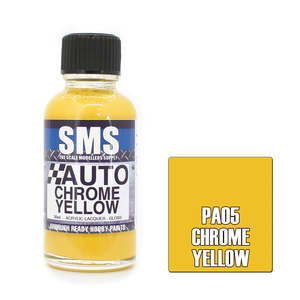 Outdoors: Airbrush Paint 30Ml Auto Colour Chrome Yellow Scale Modellers Supply